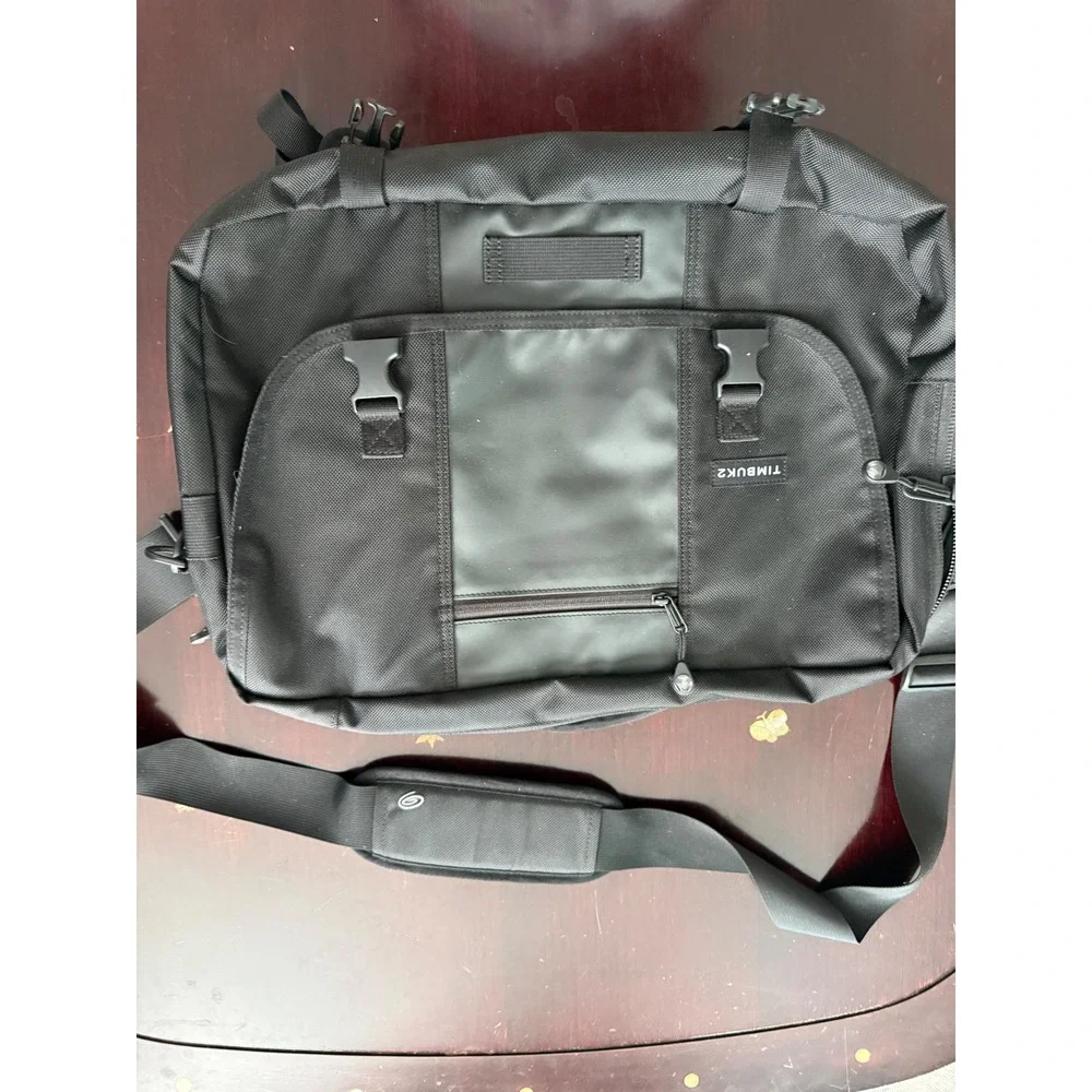 Timbuk2 x Dell Breakout 3-in-1 convertible black nylon messenger bag x backpack